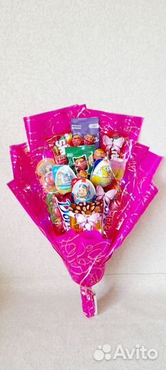 Съедобные вкусные букеты для мужчин женщин детей