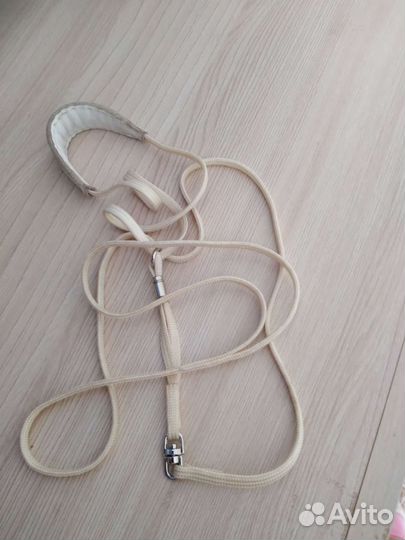 Поводок для собак кожаный ринговка
