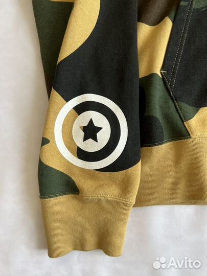 Zip hoodie bape shark оригинал