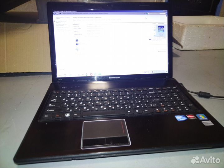 Ноутбук lenovo G570 Intel Core i7