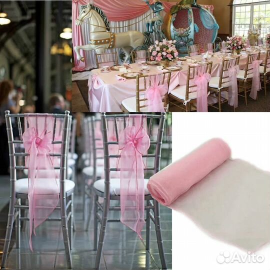 Банты на стулья (аренда)