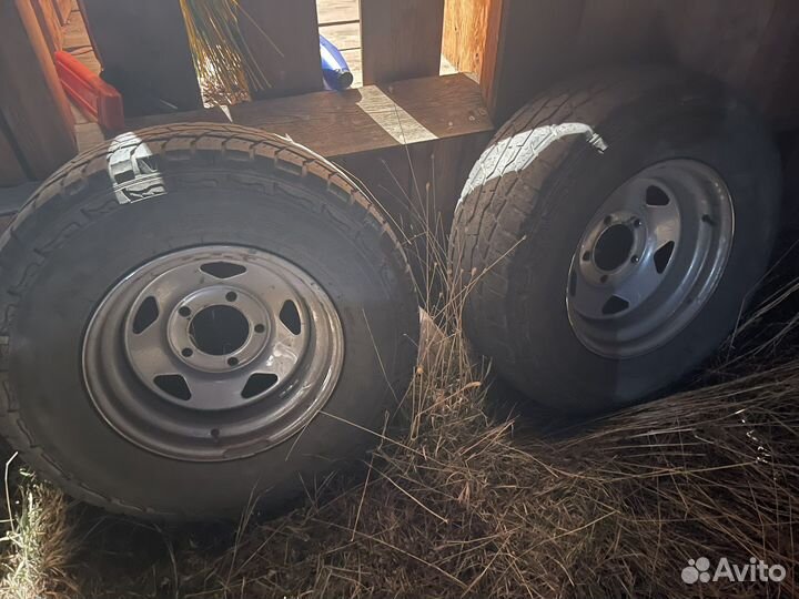 Диски с резиной хромироаанные на тлк 105