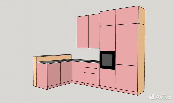Проектирование мебели, 3d визуализация