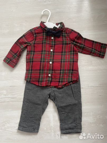 Костюм рубкашка и брюки h&m 68