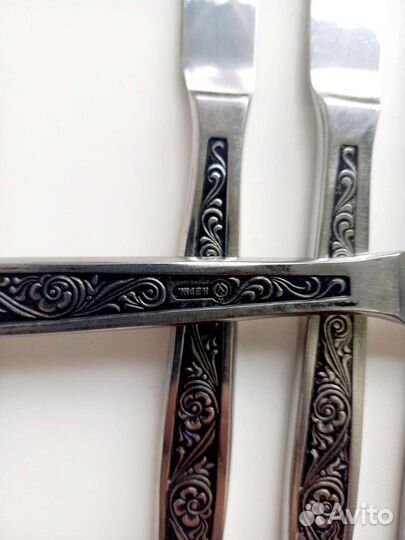 Ножи 6шт СССР Чернение 60-80е. г