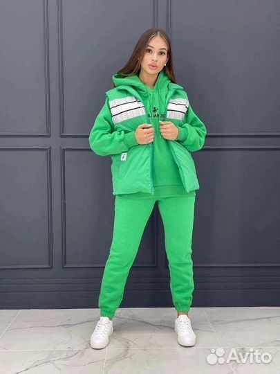 Костюм тройка флис Jill Sander 0310