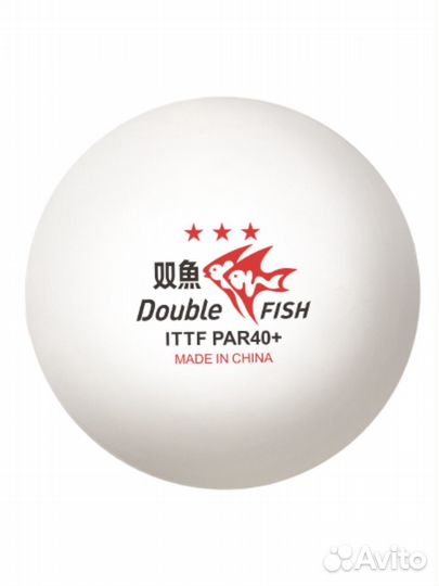 Мячи для настольного тенниса Double Fish 3* PAR40+