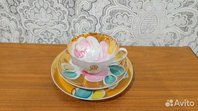 Чайное трио/чайная пара Дулево