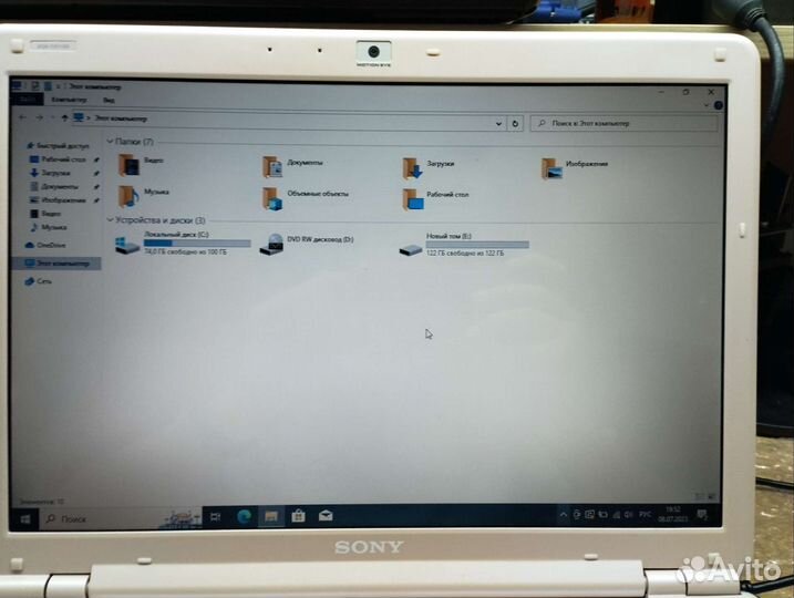 Ноутбук Sony vaio PCG-5G7P