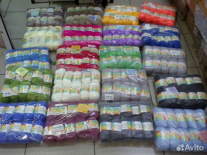 Пряжа Детская новинка. Пехорка. Нитки для вязания