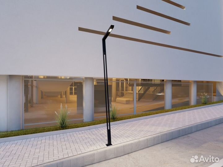 Столб Освещения фонарь уличный