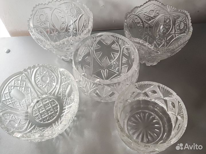 Хрустальная конфетница