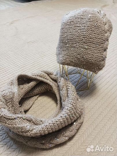 Шапка и снуд для девочки