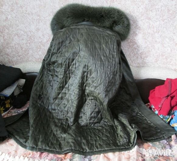 Кожаное пальто