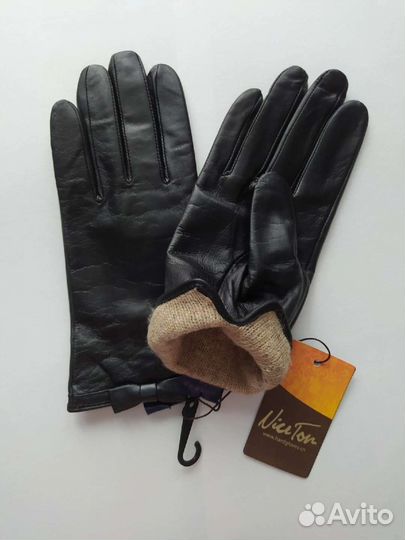Перчатки из натуральной кожи женские