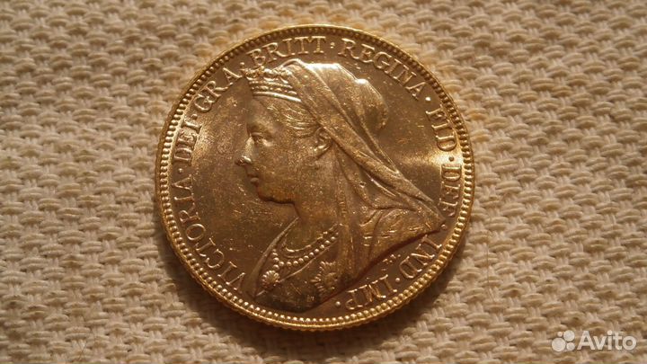 Соверен 1898 года.Великобритания.золото