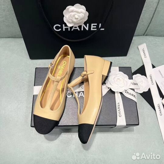 Балетки chanel 40 mary janes