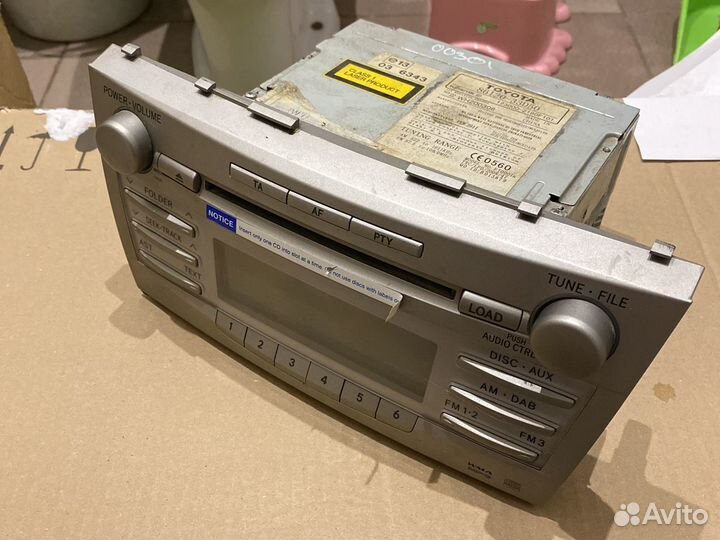 Магнитола оригинальная CD Toyota Camry V40