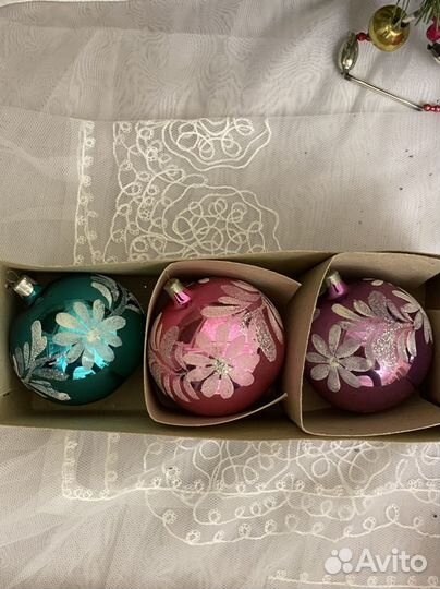 Елочные игрушки СССР