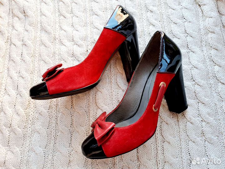 Туфли на устойчивом каблуке 38 размер