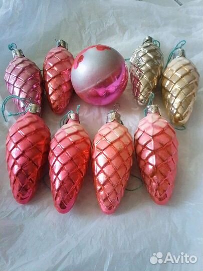Елочные игрушки СССР советские