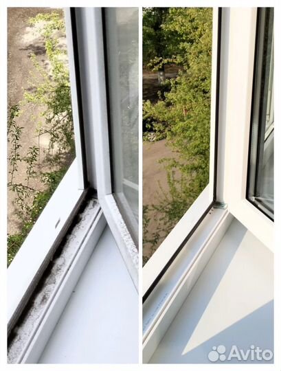 Мытье окон, балконов, витрин