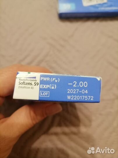 Линзы контактные