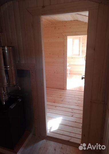 Баня каркасная 4на2.3м под ключ