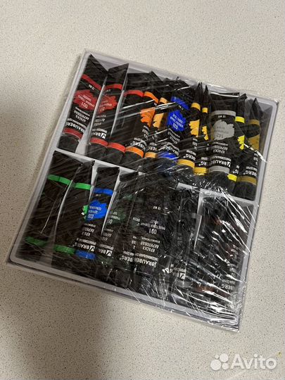 Акриловые краски Brauberg