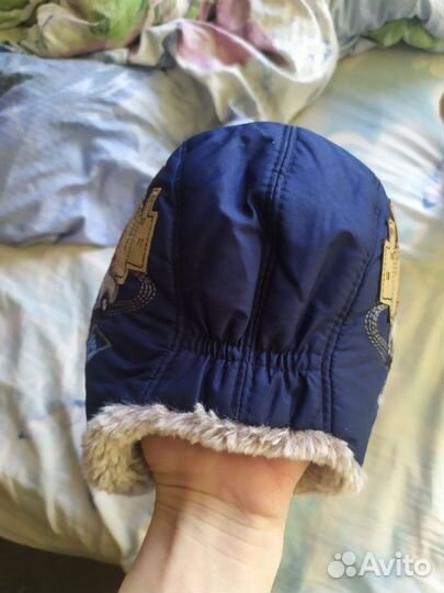 Шапка ушанка меховая зимняя грудничку 44р