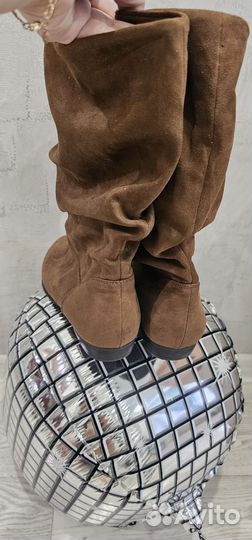 Сапоги женские коричневые