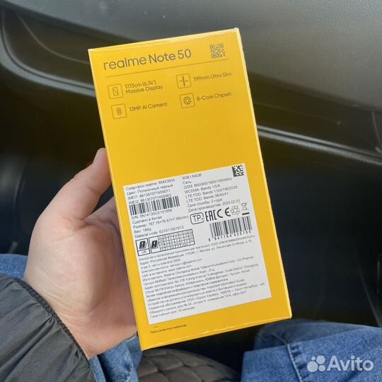 realme Note 50, 3/64 ГБ