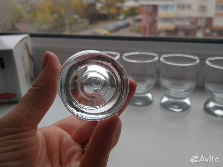 Новый набор рюмок стопок 6 шт., 60 мл, стекло