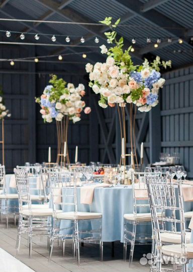 Аренда - чехлы на стулья, скатерти, банты, юбки