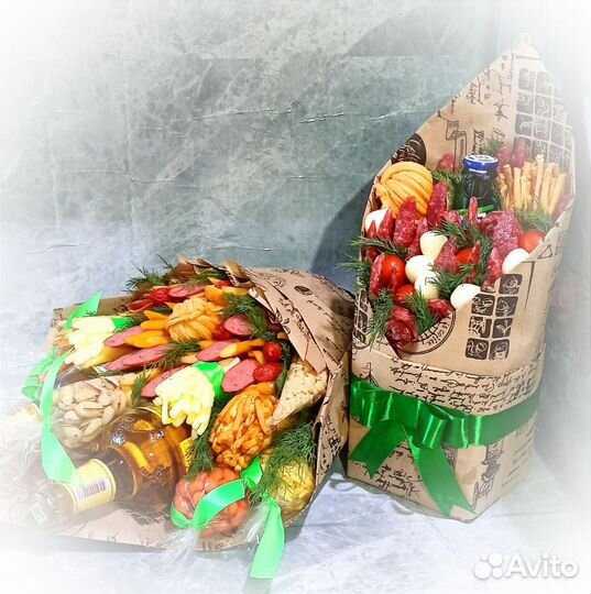 Мужские вкусные букеты