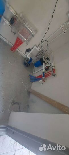 Сантехники, сборка котельной, бригада, сантехник