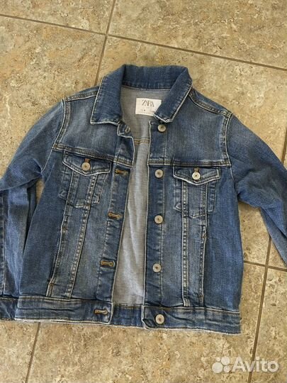 Джинсовая куртка для девочки zara