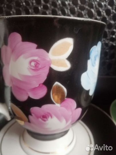 Чашка с блюдцем дулево