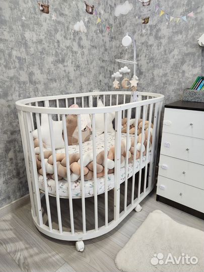 Детская кроватка трансформер 8 в 1