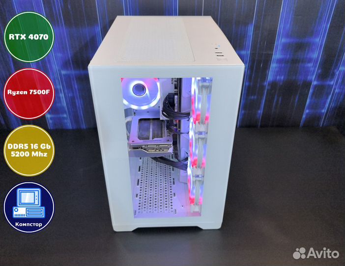 Собранный компьютер AMD7500F-RTX4070-16DDR5-GUA408357621-A620