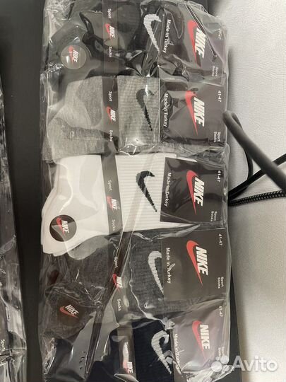 Носки новые 41-47 LUX по 10пар Nike Puma Adidas