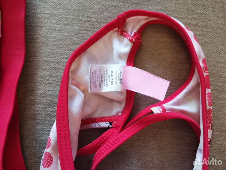 Купальник детский на девочку 1-3 года