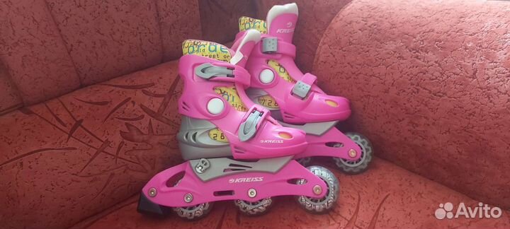 Роликовые коньки детские раздвижные 26-29