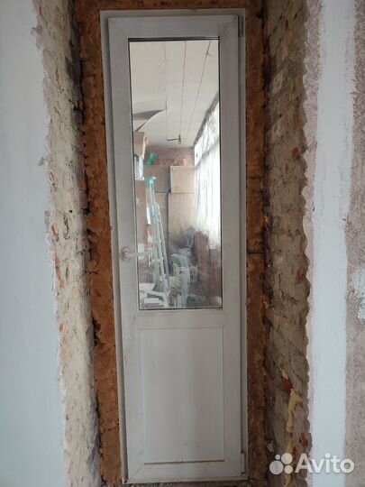 Пластиковые двери пвх бу