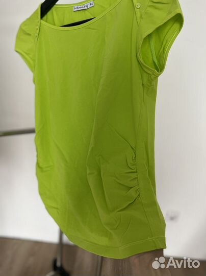 Джинсы платье и футболка для беременной