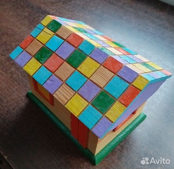 Шкатулка-Игрушка Домик