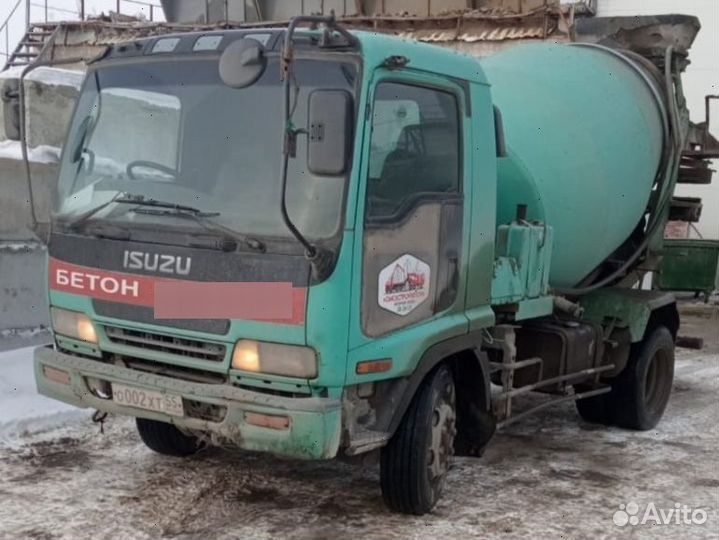 Доставка бетона. Маленький миксер