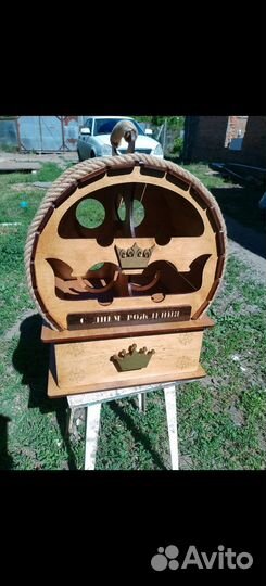 Мини бар бочка