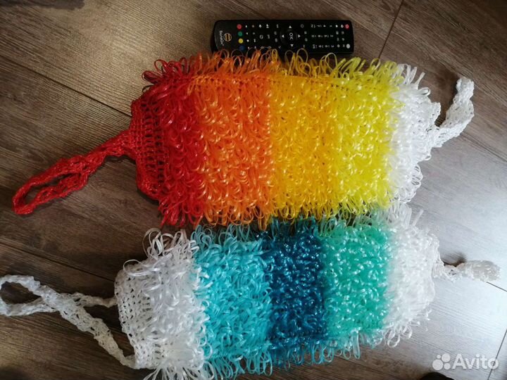 Мочалка вязаная ручной работы
