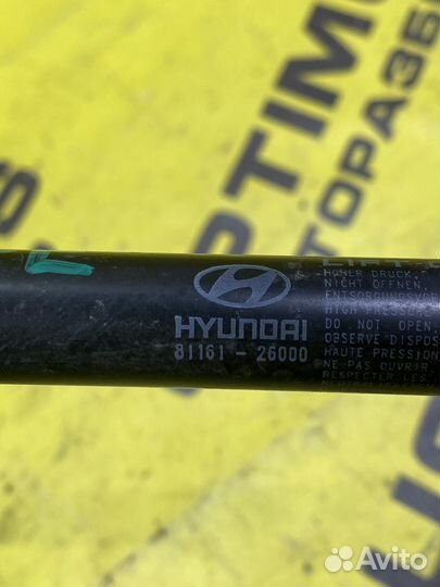Амортизаторы капота Hyundai Santa Fe 1